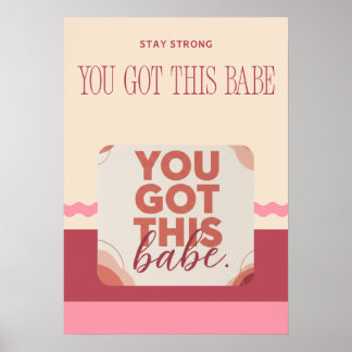 Affiche Tu as ça bébé pour ton Amour
