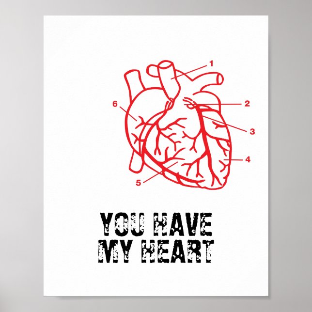 AFFICHE TU AS MON COEUR (Devant)