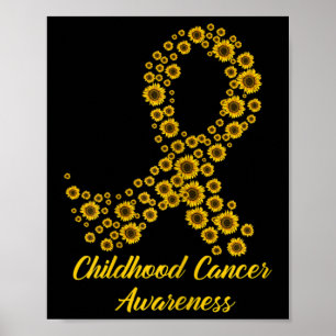 Affiche Tu Chilhood Cancer Awareness Mois Costume Jaune