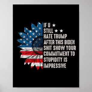 Affiche Tu Détestes Trump Après Ce Drapeau De Tournesol Bi