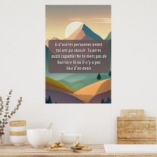 Affiche Tu en es capable