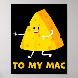 Affiche Tu es le fromage à mon mac Drôles de couples assor