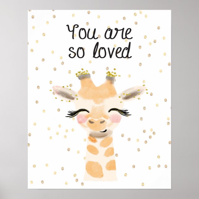 Affiche Tu Es Si Amoureux Giraffe (Devant)