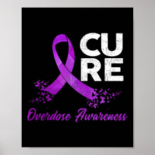 Affiche Tu Floral Ribbon Overdose de sensibilisation Costu