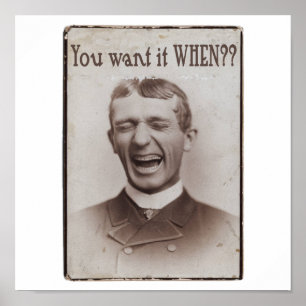 Affiche Tu Le Veux QUAND ?