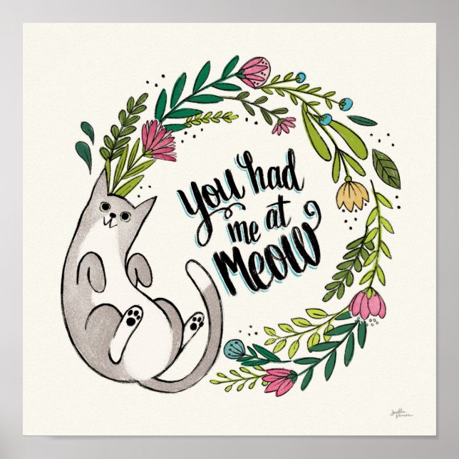 Affiche Tu M'As Eu À Meow (Devant)