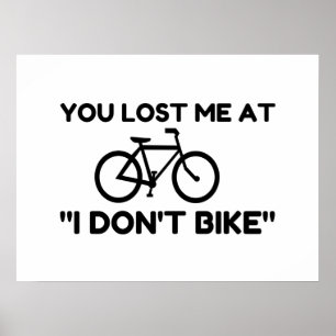 Affiche Tu m'as perdu à I Don't Bike