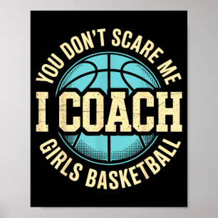 Affiche Tu ne me connais pas je coach le baseball féminin 