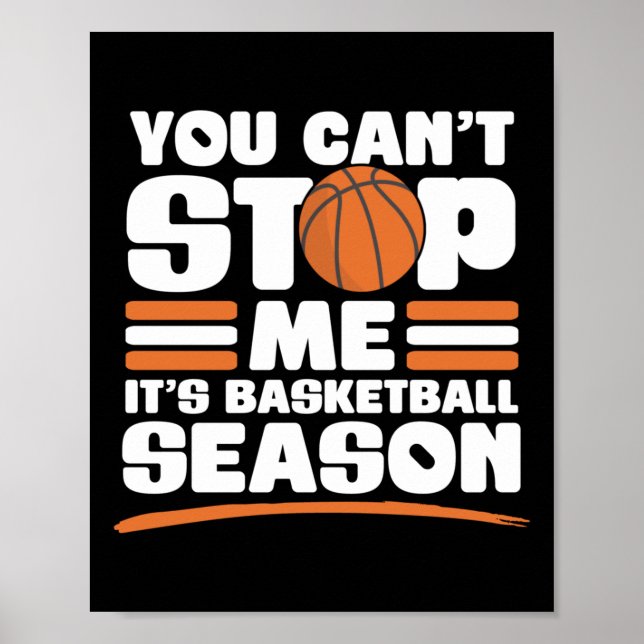 Affiche Tu ne peux pas m'arrêter Drôle de saison de basket (Devant)