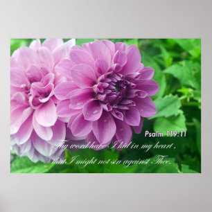 Affiche Tu Parles Que J'Ai Caché Dans Mon Coeur