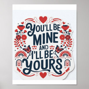 Affiche tu seras à moi je serai à toi