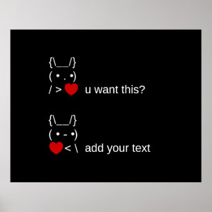 Affiche tu veux ça ? / Art texte ASCII personnalisable