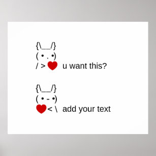 Affiche tu veux ça ? / Art texte ASCII personnalisable