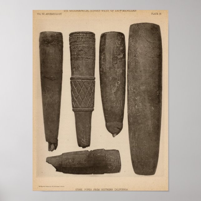 Affiche Tubes en pierre IX, So Calif (Devant)