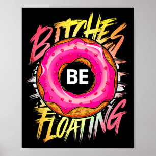 Affiche Tubing drôle est être flottant été flottant