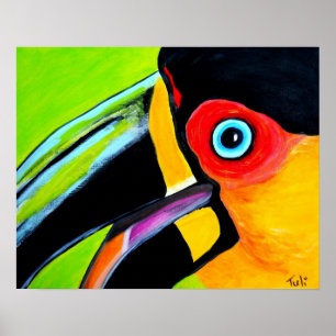 Affiche Tucan Closeup