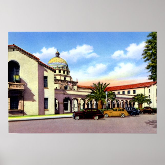 Affiche Tucson Arizona Pima County Courthouse (Devant)