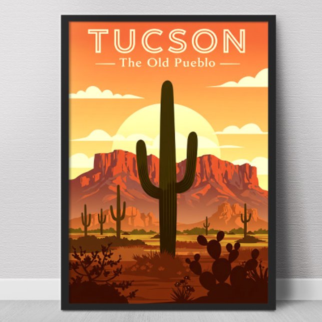 Affiche Tucson vintage (Créateur téléchargé)