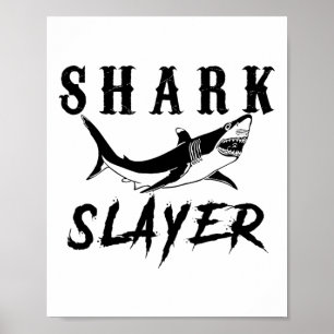 Affiche Tueur de requins pêche au requin et pêcheurs en ea