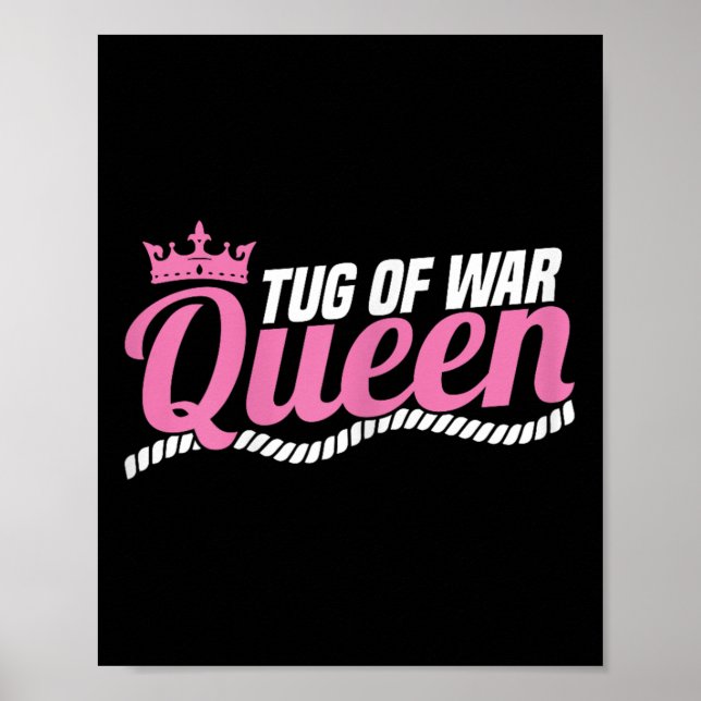 Affiche Tug De La Reine De Guerre Conception Pour Un Venti (Devant)
