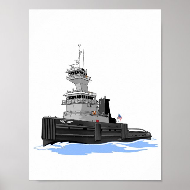 Affiche Tug des Grands Lacs Configuration originale (Devant)