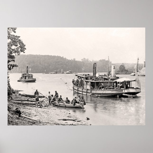 Affiche Tugs de guerre civile (Devant)
