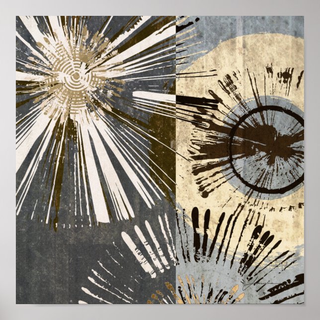 Affiche Tuiles d'éclatement I (Devant)