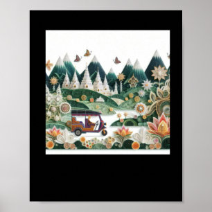 Affiche Tuk Tuk Thaïlande #1 Sticker