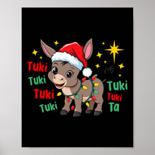 Affiche Tuki Tuki Donkey C'Est La Saison Mexicaine Espagno