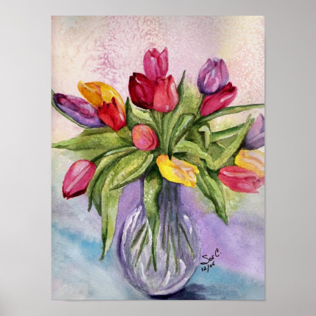 Affiche Tulip Bouquet (Devant)