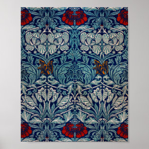 Affiche Tulip et Rose, William Morris