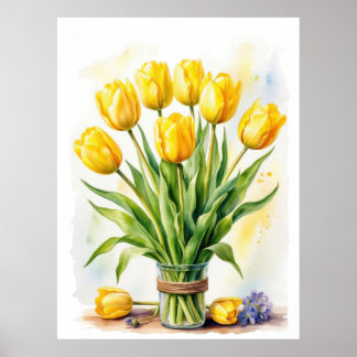 Affiche Tulipes