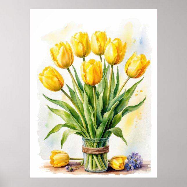 Affiche Tulipes (Devant)
