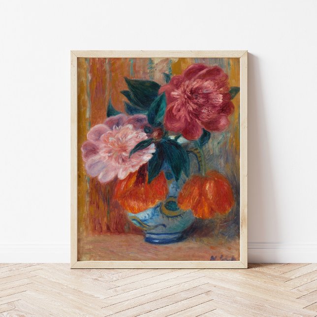Affiche Tulipes et pivoines | William James Glackens (Créateur téléchargé)
