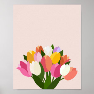 Affiche Tulipes fraîches 05