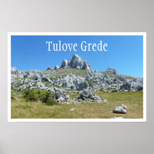 Affiche Tulove Grede, Dalmatie, Croatie