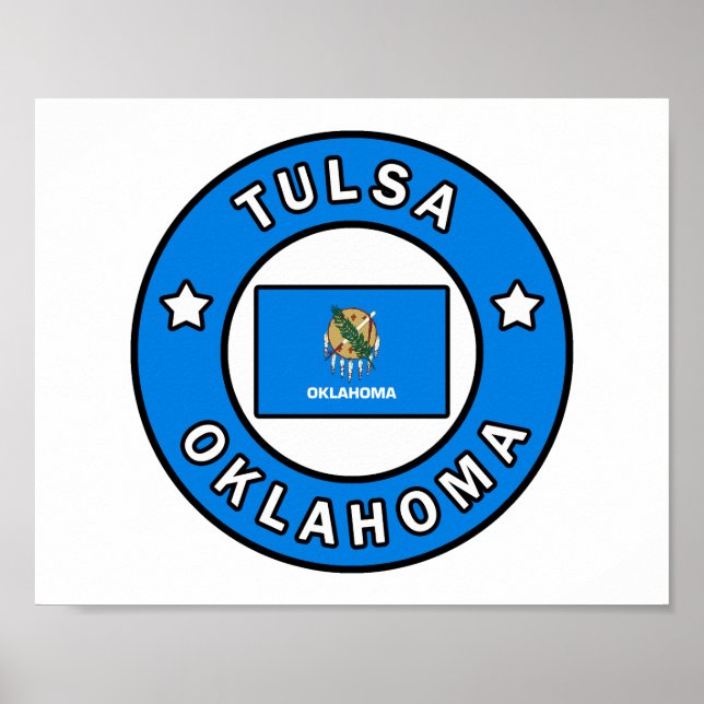 Affiche Tulsa Oklahoma (Devant)