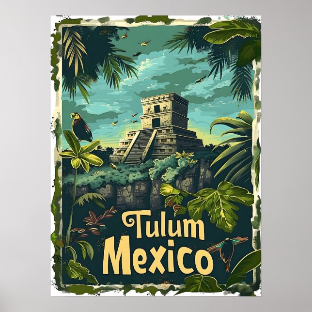 Affiche Tulum Jungle (Devant)