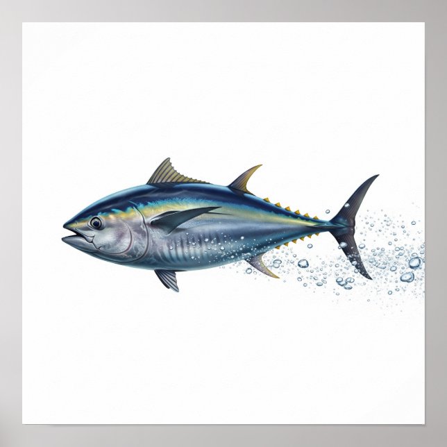 Affiche Tuna de natation (Devant)