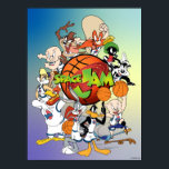 Affiche TUNE SQUAD™ Group SPACE JAM™ logo<br><div class="desc">SPACE JAM™ | Check out the TUNE SQUAD*gathered around the SPACE JAM™ logo !</div>