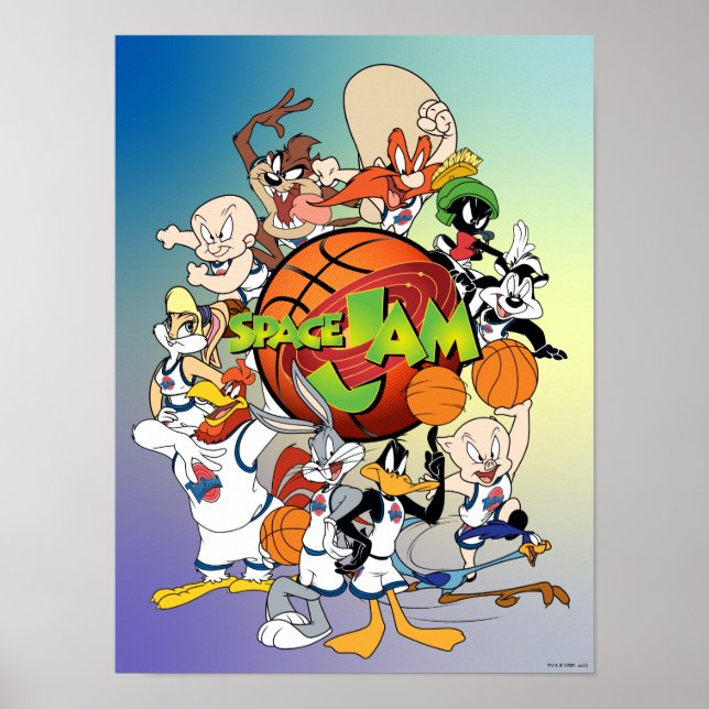 Affiche TUNE SQUAD™ Group SPACE JAM™ logo (Devant)