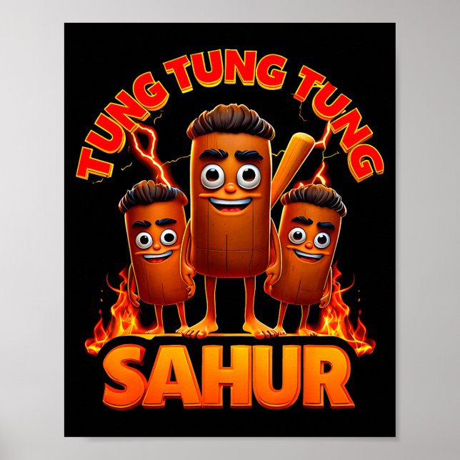 Affiche Tung Tung Tung Sahur  (Devant)