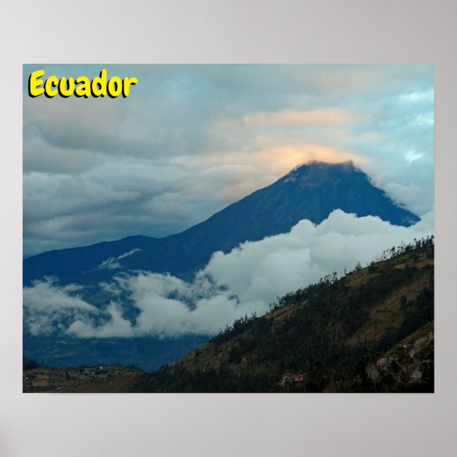 Affiche Tungurahua, Équateur (Devant)