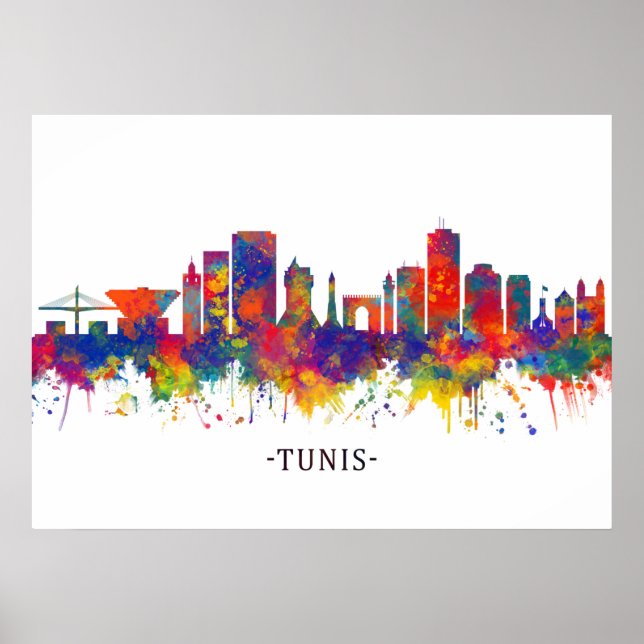 Affiche Tunis Skyline (Devant)