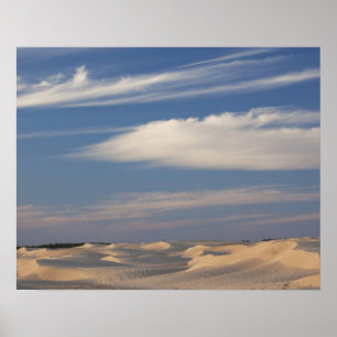 Affiche Tunisie, désert du Sahara, Douz, Grande Dune, crép