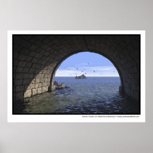 Affiche tunnel aquatique