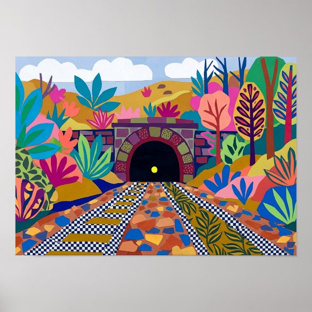 Affiche Tunnel de Dixy, Sowerby Bridge (Devant)