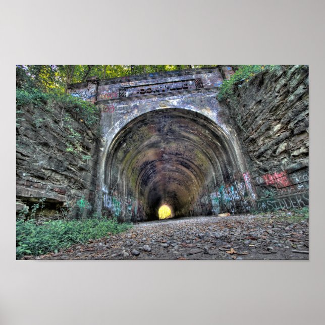 Affiche Tunnel de Moonville, Comté de Vinton, Ohio (Devant)