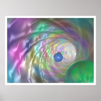 Affiche Tunnel des couleurs