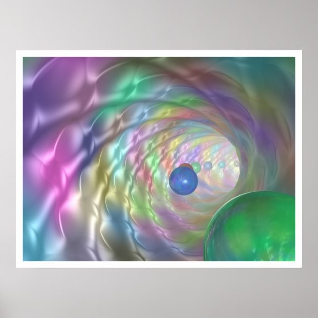 Affiche Tunnel des couleurs (Devant)